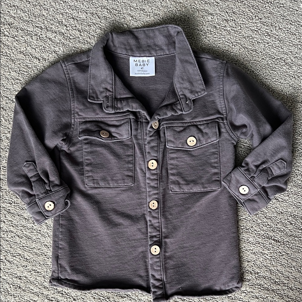 Mebie Baby Gray Shacket